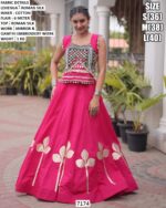 Traditional Mirror Work Lehenga For Women