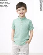 Boys Rayon Lucknavi Schiffli Work Kurta