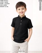 Boys Rayon Lucknavi Schiffli Work Kurta