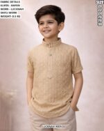 Boys Rayon Lucknavi Schiffli Work Kurta