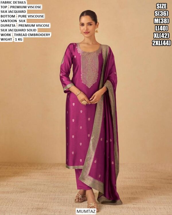 Festive Wear Embroidered Suit Set For Women