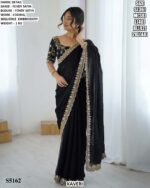 Women’s Designer Embroidered Border Saree