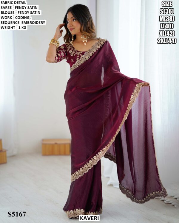 Women’s Designer Embroidered Border Saree
