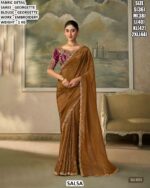 Party Wear Saree With Designer Blouse