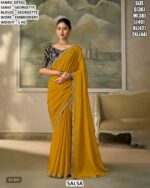 Party Wear Saree With Designer Blouse