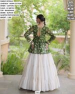 Navratri Special Kutchi Work Lehenga Top Set