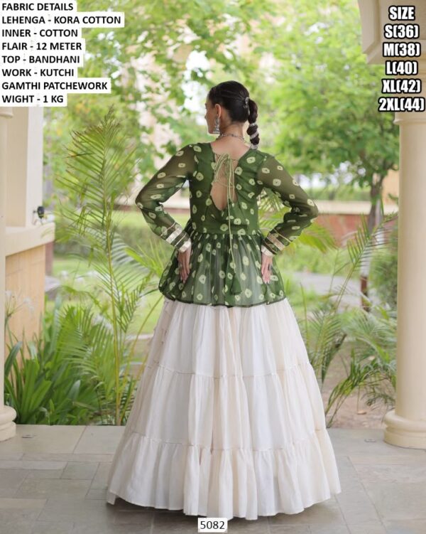 Navratri Special Kutchi Work Lehenga Top Set