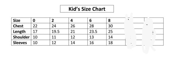 Kids Geometric Print Short Kurta