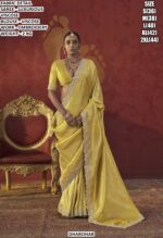 Women’s Luxurious Viscose Embroidered Saree
