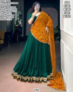Navratri Special Chinon Lehenga For Women