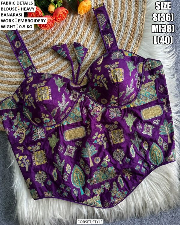 Designer Corset Style Blouse For Women