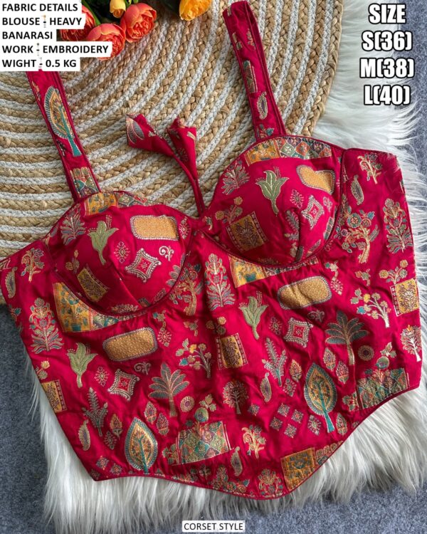 Designer Corset Style Blouse For Women