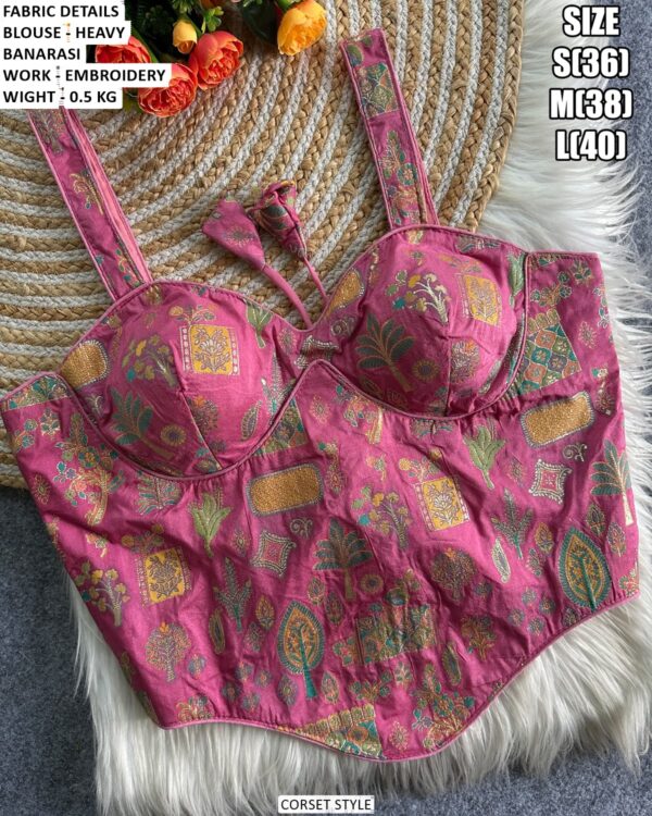 Designer Corset Style Blouse For Women
