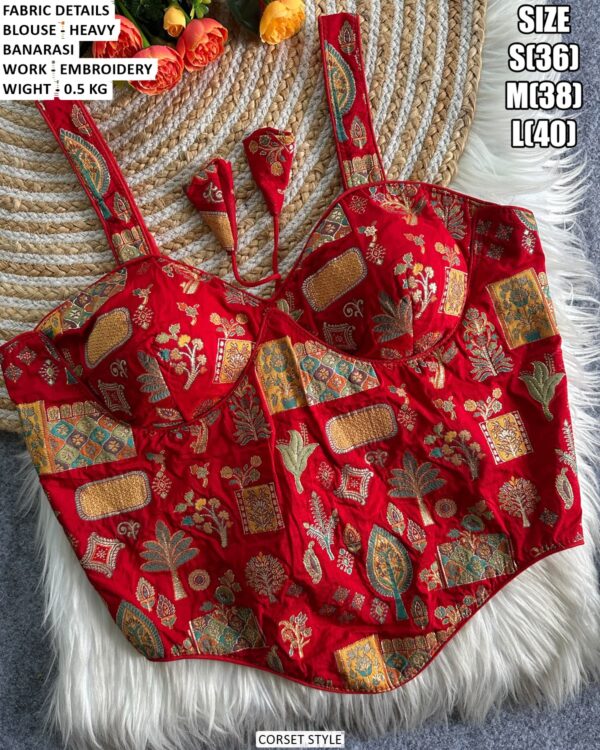 Designer Corset Style Blouse For Women
