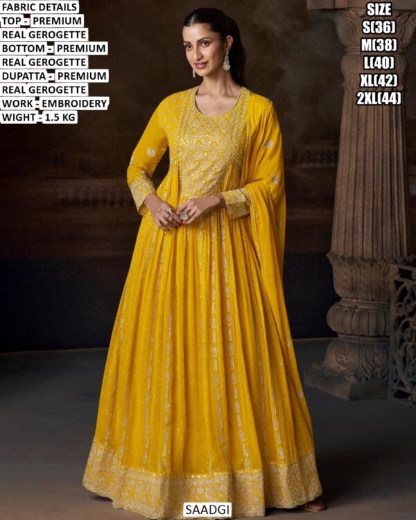 Premium Georgette Embroidered Anarkali Suit
