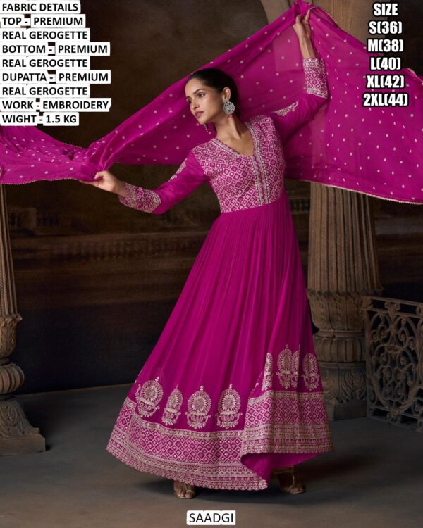 Premium Georgette Embroidered Anarkali Suit