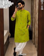 Men’s Traditional Mirror Work Kurta Set