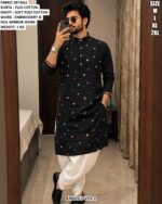 Men’s Traditional Mirror Work Kurta Set