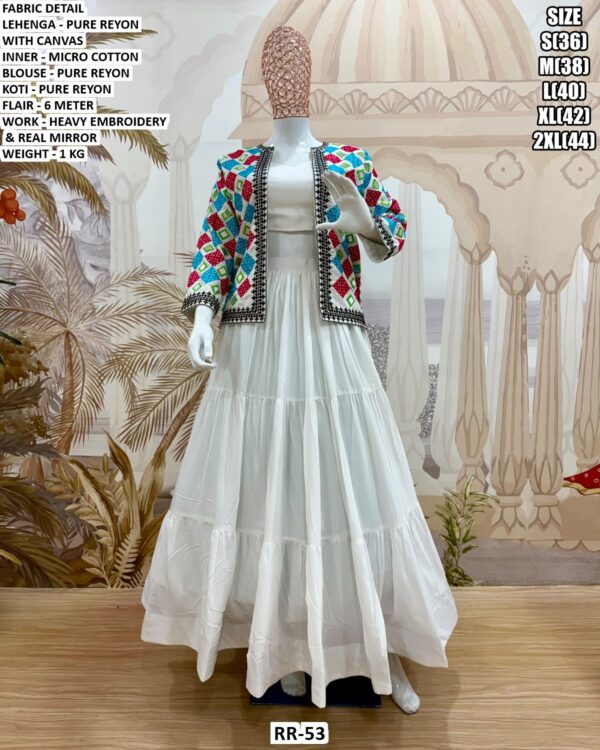Navratri Ready Rayon Lehenga Ensemble