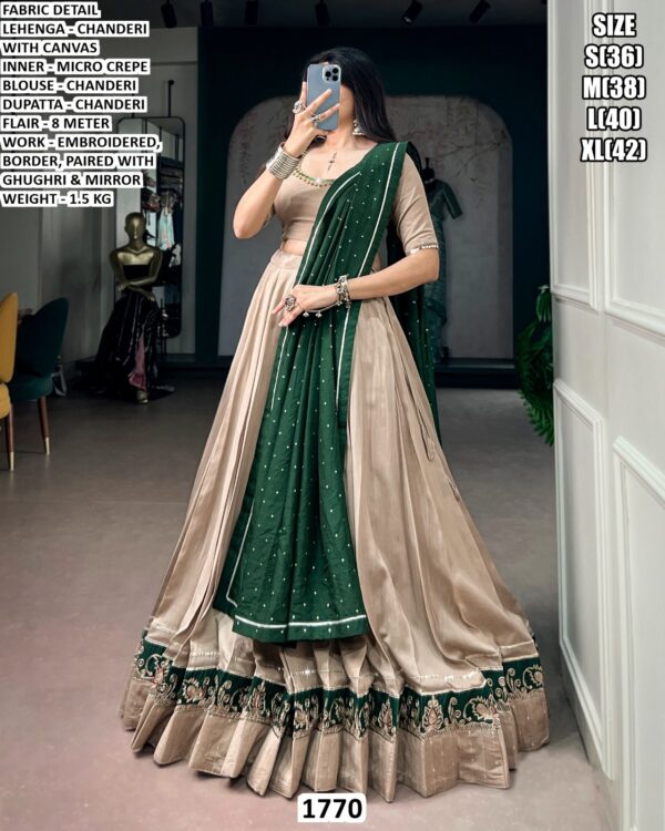 Elegant Embroidered Lehenga Collection