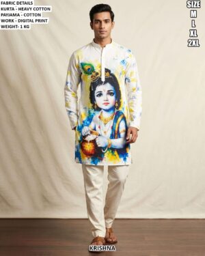 Heavy Cotton Kurta with Cotton Payjama