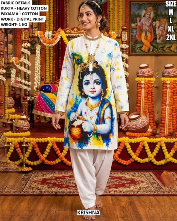 Heavy Cotton Kurta with Cotton Payjama