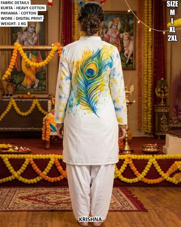 Heavy Cotton Kurta with Cotton Payjama