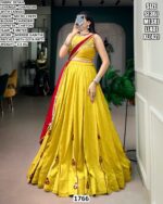 Stylish Chanderi Lehenga Dress For Women