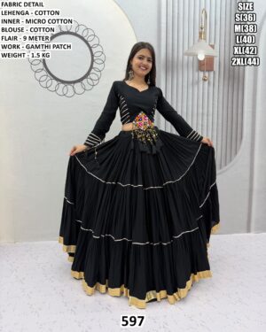 Navratri Special Cotton Lehenga For Women