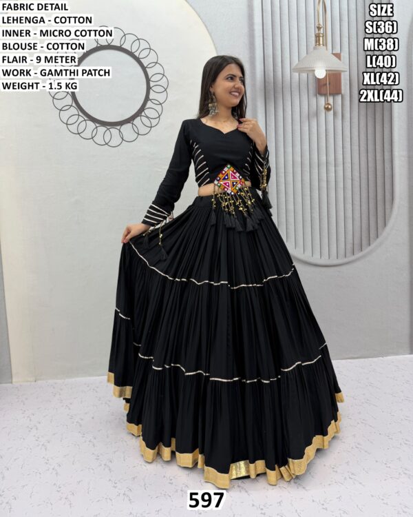 Navratri Special Cotton Lehenga For Women