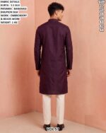 Heritage Embroidery Traditional Kurta Set For Men