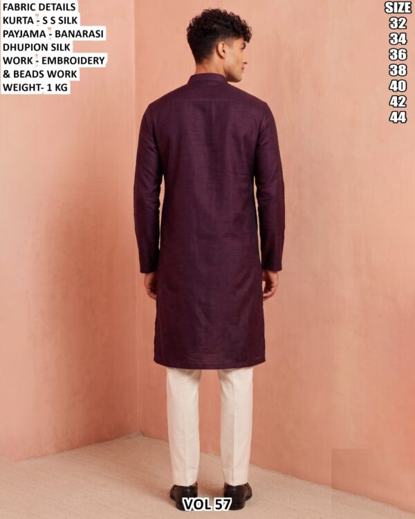 Heritage Embroidery Traditional Kurta Set For Men