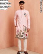 Heritage Embroidery Traditional Kurta Set For Men