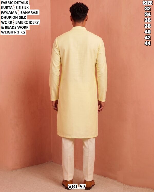 Heritage Embroidery Traditional Kurta Set For Men