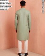 Heritage Embroidery Traditional Kurta Set For Men