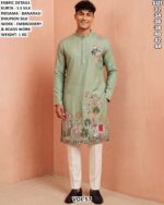 Heritage Embroidery Traditional Kurta Set For Men