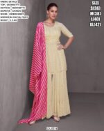 Elegant Embroidery Sharara Outfit For Women