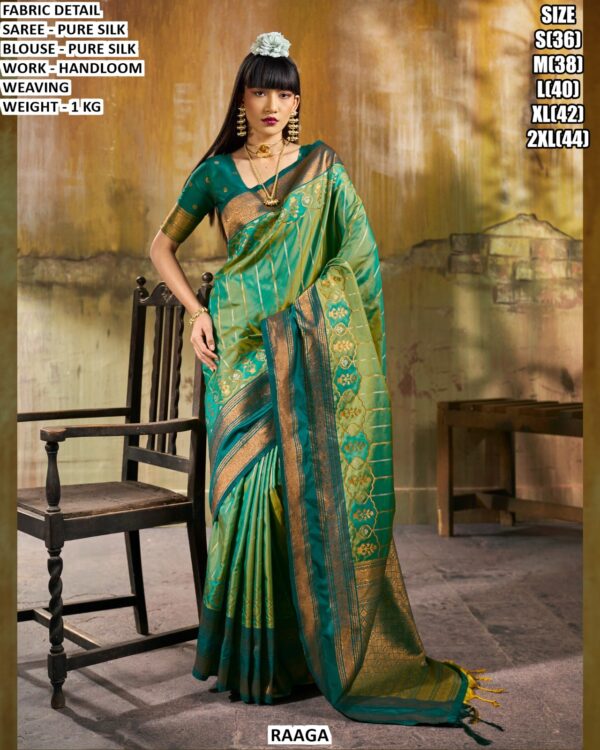 Handloom Weaving Pure Silk Saree For Women
