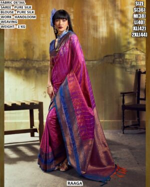 Handloom Weaving Pure Silk Saree For Women