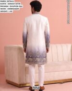 Royal Sherwani Style Kurta Set For Men