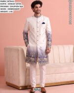 Royal Sherwani Style Kurta Set For Men