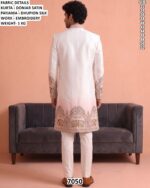 Royal Sherwani Style Kurta Set For Men