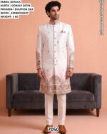 Royal Sherwani Style Kurta Set For Men