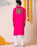 Men’s Heavy Rayon Embroidered Kurta Pajama Set
