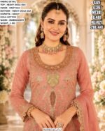 Dola Silk Embroidered Palazzo Suit For Women