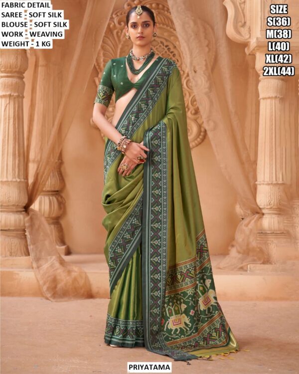 Classic Silk Saree With Detailed Weaving