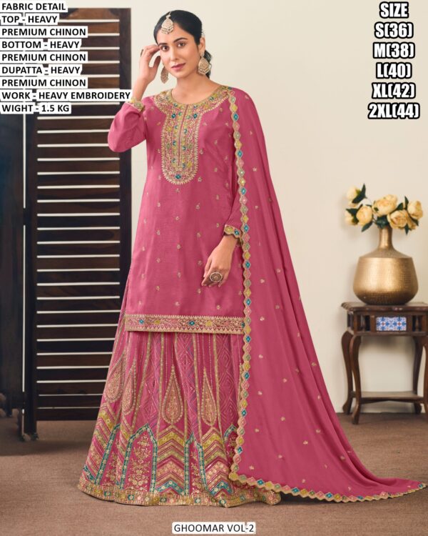 Wedding Wear Kurta Skirt With Dupatta