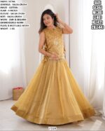 Modern Festive Lehenga With Side Tie Koti
