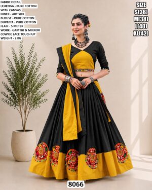 Navratri Special Cotton Lehenga For Women