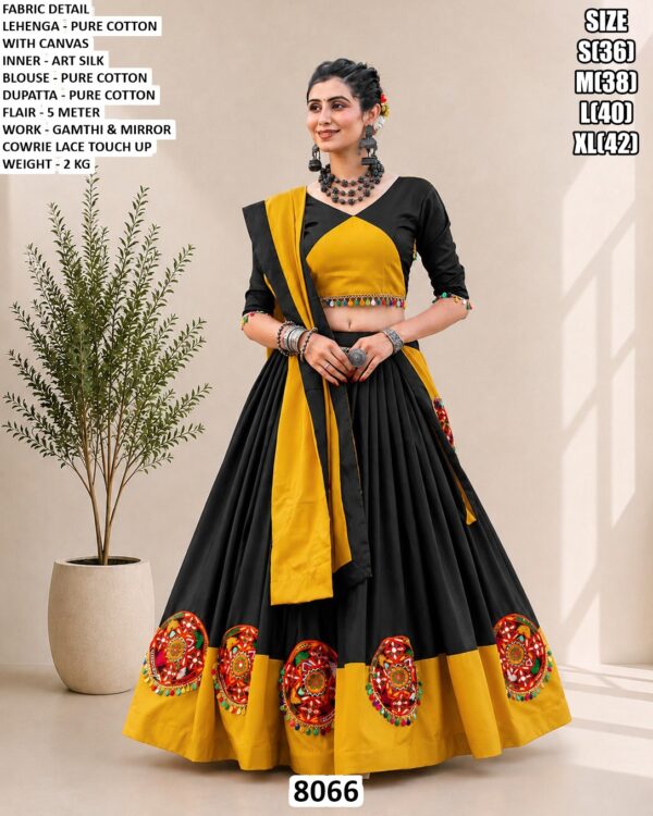 Navratri Special Cotton Lehenga For Women